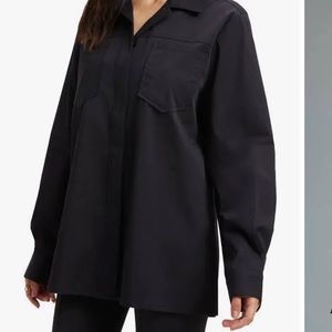 SLIT BACK POPLIN SHIRT